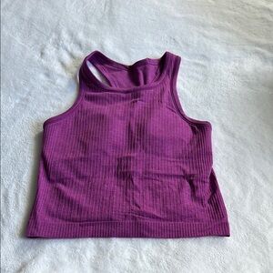 Lululemon Purple Ribbed Women's Tank Top